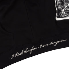 Pleasures Men Discourse Hoodie Black - SWEATERS - Canada