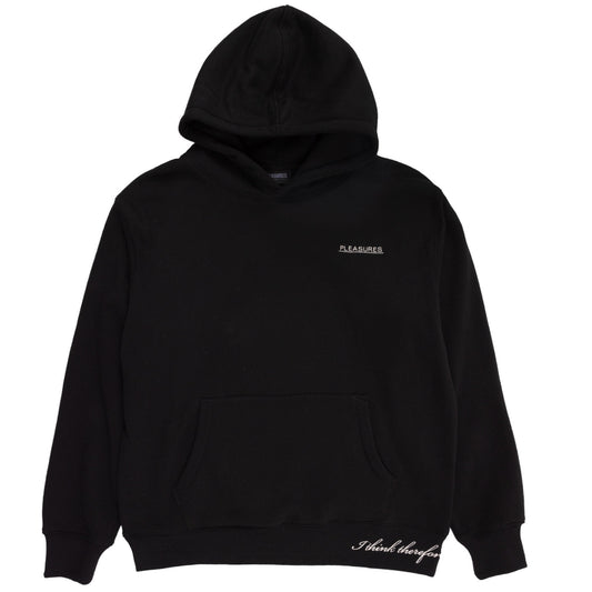 Pleasures Men Discourse Hoodie Black - SWEATERS - Canada