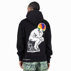 Pleasures Men Discourse Hoodie Black - SWEATERS - Canada
