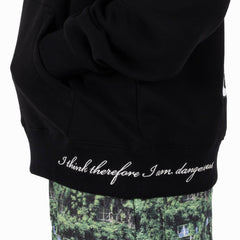 Pleasures Men Discourse Hoodie Black - SWEATERS - Canada