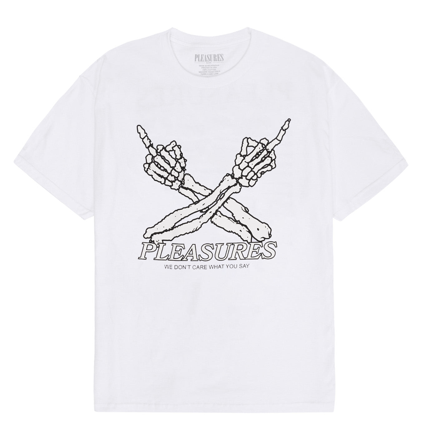 Pleasures Men Don’t Care T-Shirt White - T-SHIRTS - Canada