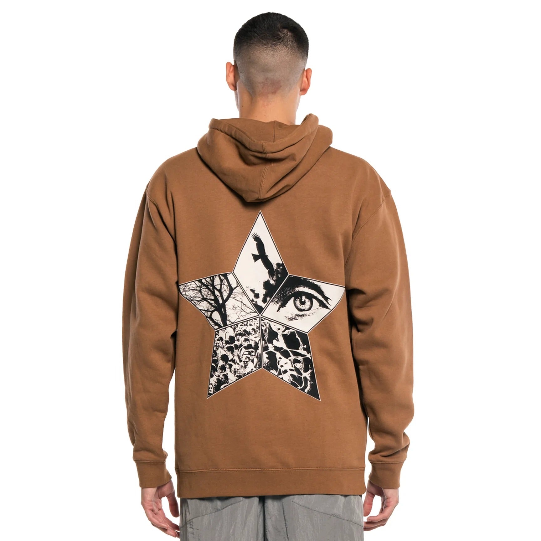 Pleasures Men Flying Hoodie Caramel - SWEATERS - Canada