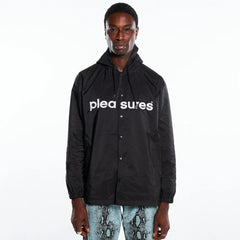 Pleasures Men Keys Coaches Jacket Black - OUTERWEAR - Canada