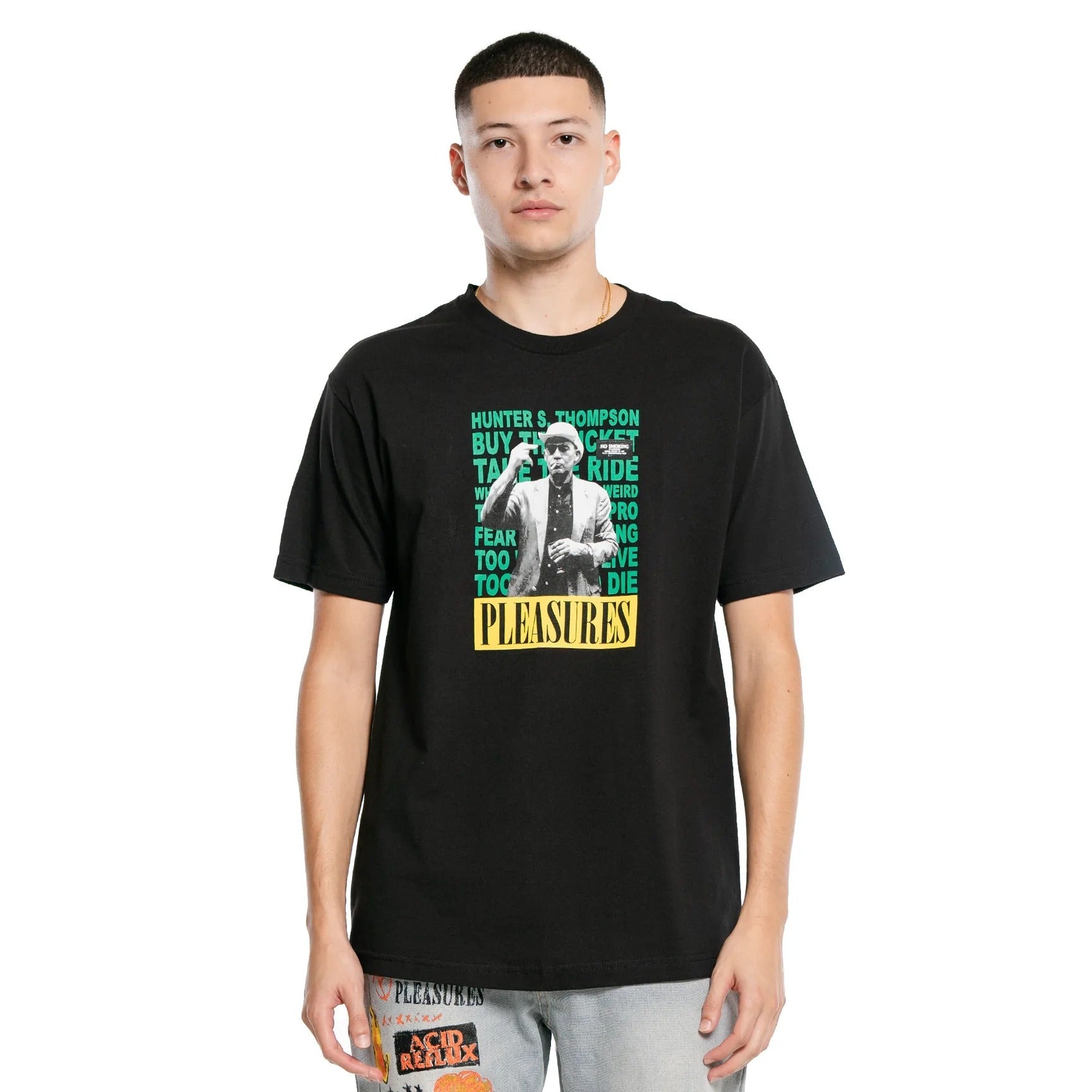 Pleasures Men No Smoking T-Shirt Black - T-SHIRTS - Canada