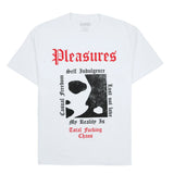 Pleasures Men Reality T-Shirt White - T-SHIRTS - Canada