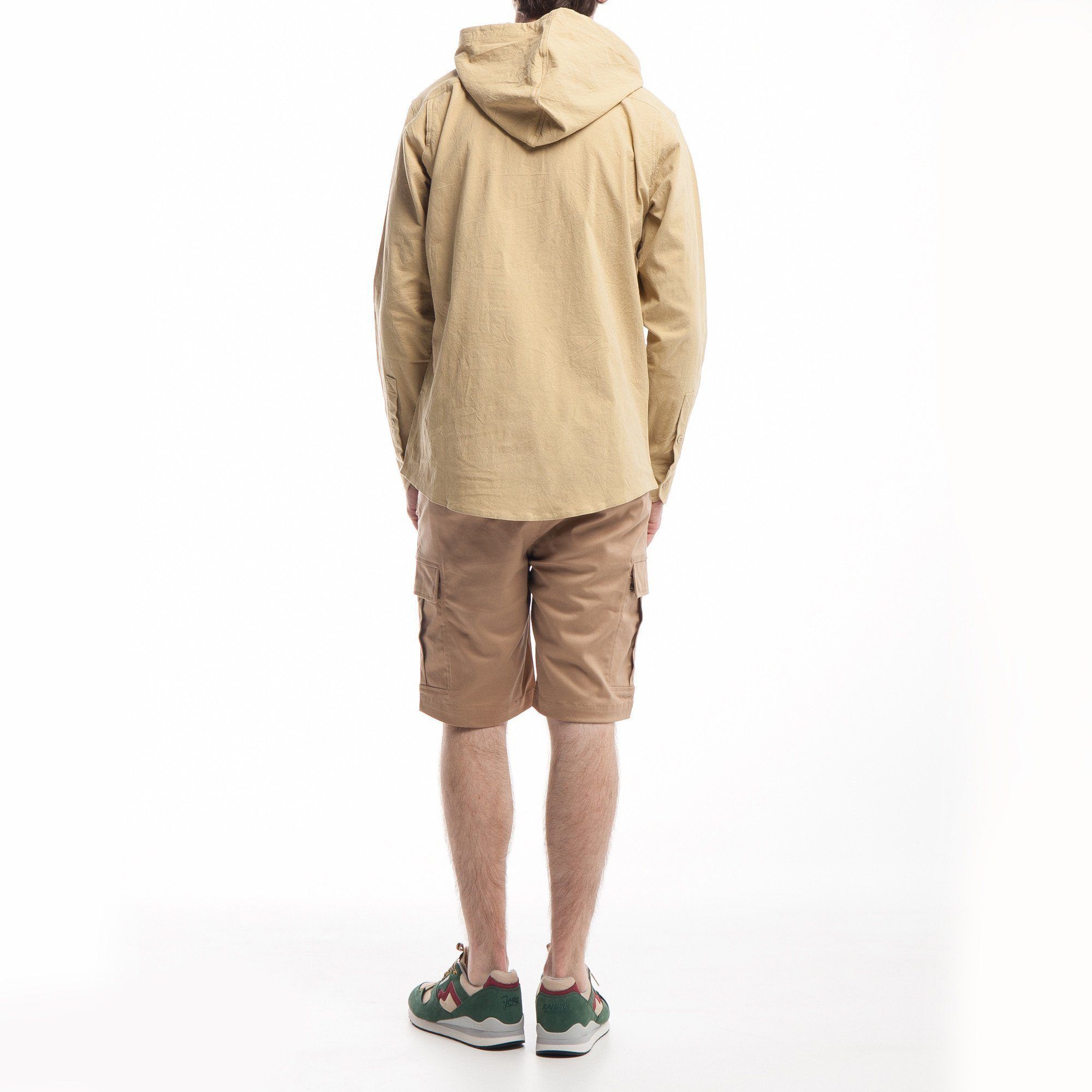 CLOTHING - Publish Aedan Hooded Button Up Khaki P1702008-KHA