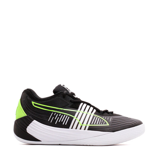 Puma Basketball Men Fusion Nitro Black Green Glare 195587-01 - FOOTWEAR - Canada