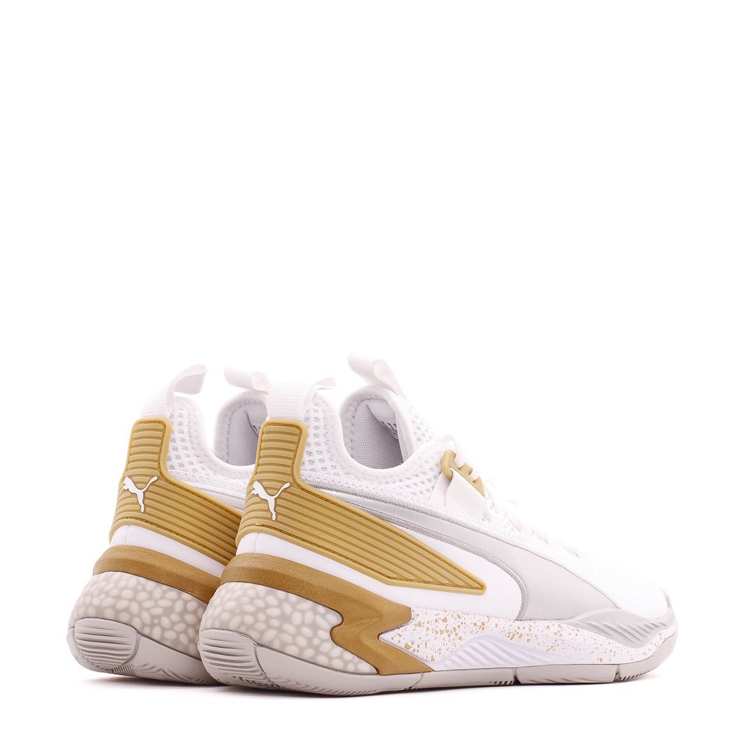 FOOTWEAR - Puma Basketball Uproar Hybrid Court Core White Metallic Silver Men 192775-09