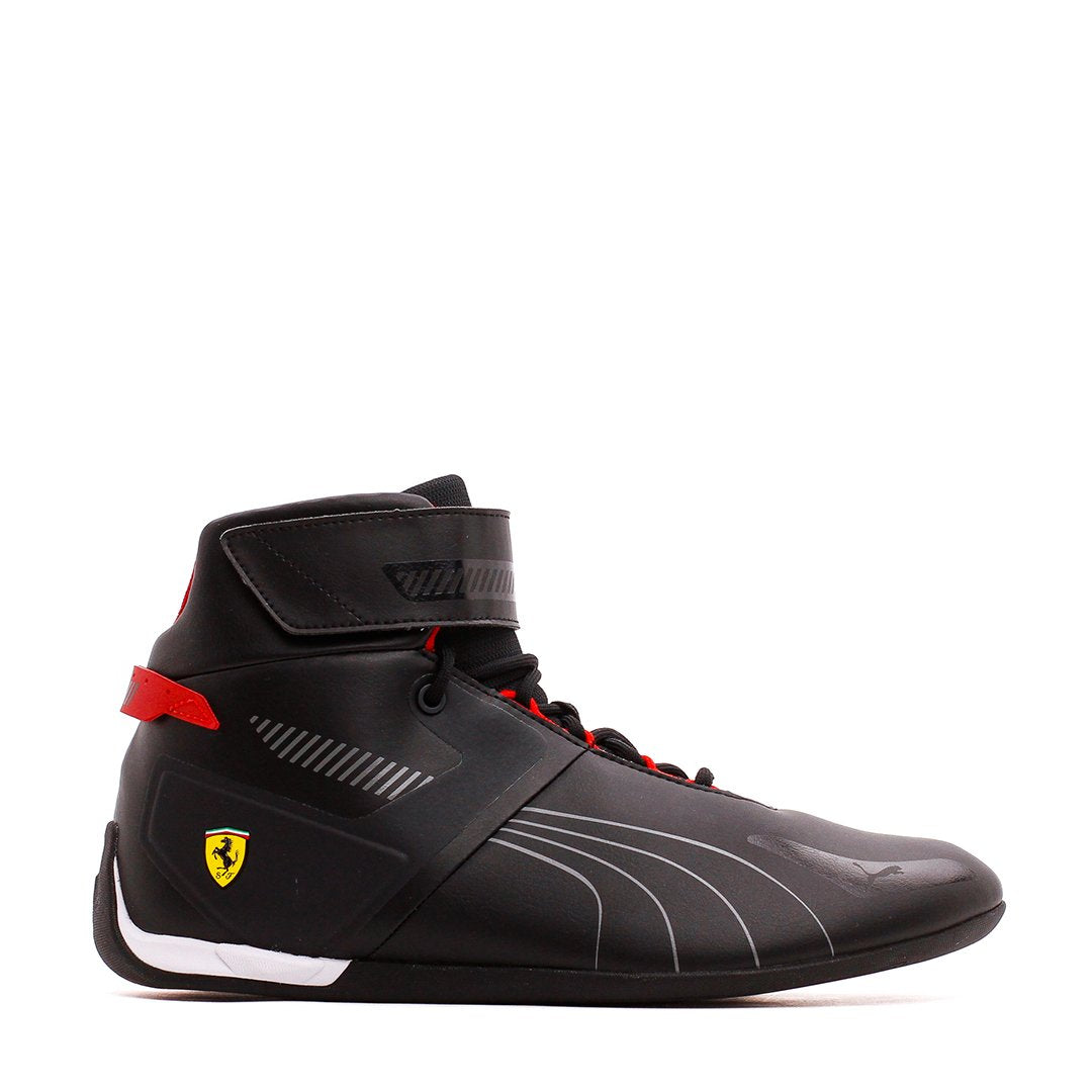 Puma Men Ferrari A3ROCAT Mid Black White 306856-01 - FOOTWEAR - Canada