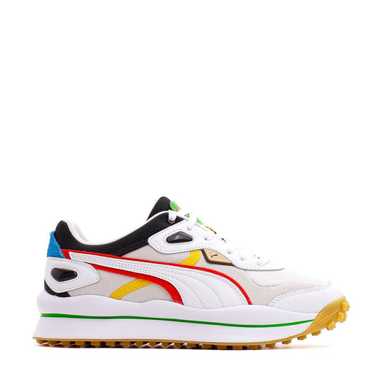 Puma Men Street Rider WH White Red Black 375820-01 - FOOTWEAR - Canada