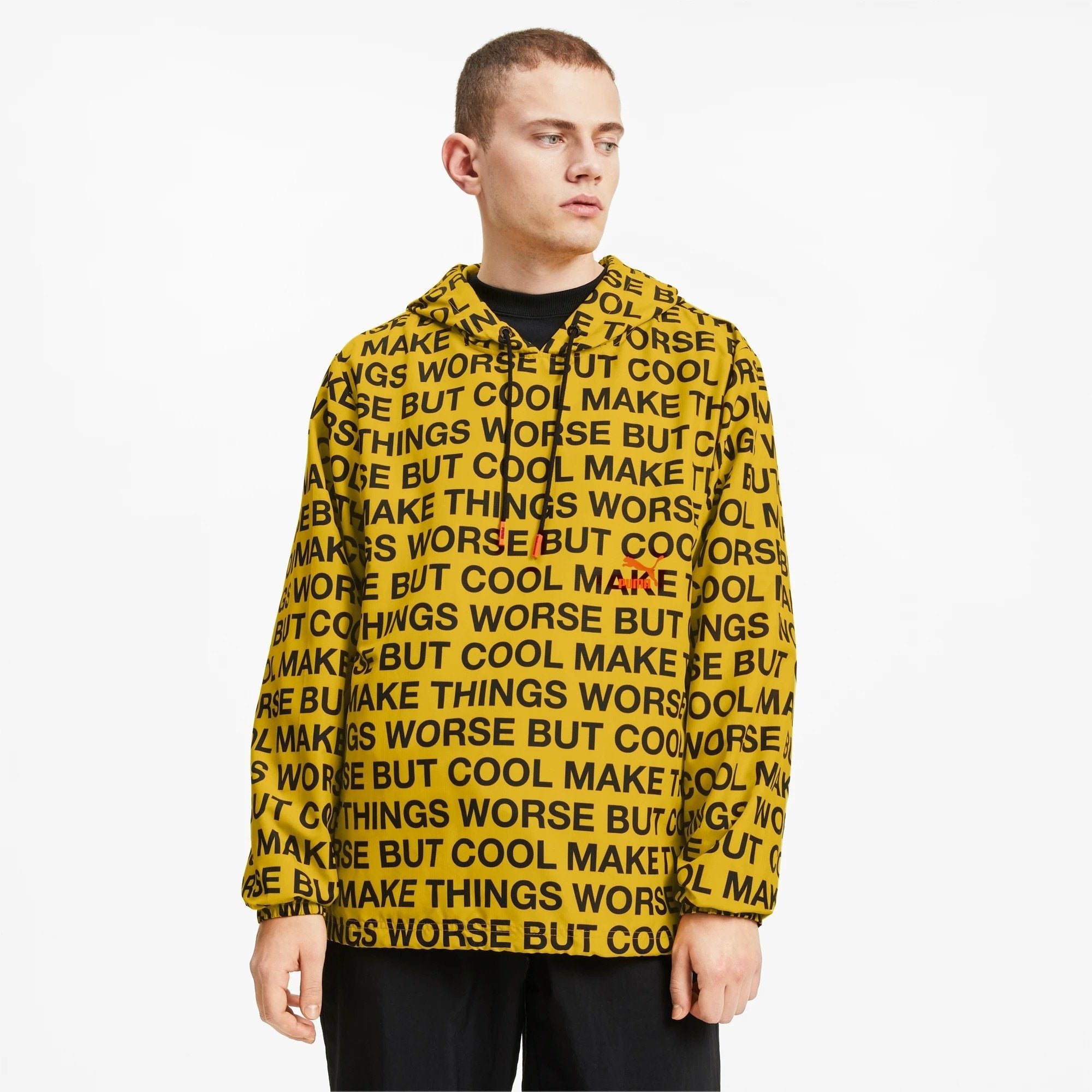 OUTERWEAR - Puma X RANDOMEVENT Windbreaker All Over Print Yellow Men 596660-02