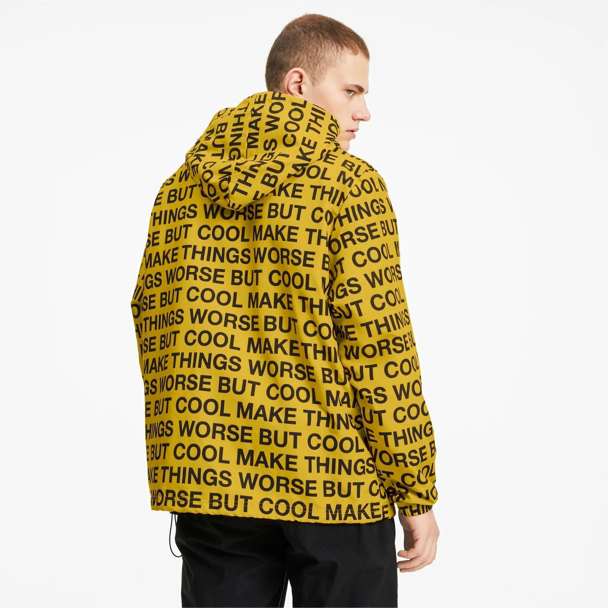 OUTERWEAR - Puma X RANDOMEVENT Windbreaker All Over Print Yellow Men 596660-02