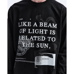 Reigning Champ Men Knit Mid Wt Jersey S04 Source Long Sleeve Black RC-2239-BLK - SWEATERS - Canada