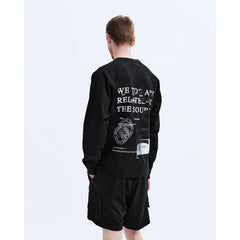 Reigning Champ Men Knit Mid Wt Jersey S04 Source Long Sleeve Black RC-2239-BLK - SWEATERS - Canada