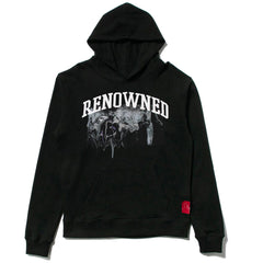 SWEATERS - Renowned Wolves In Paradise Hoody Black Men RD126