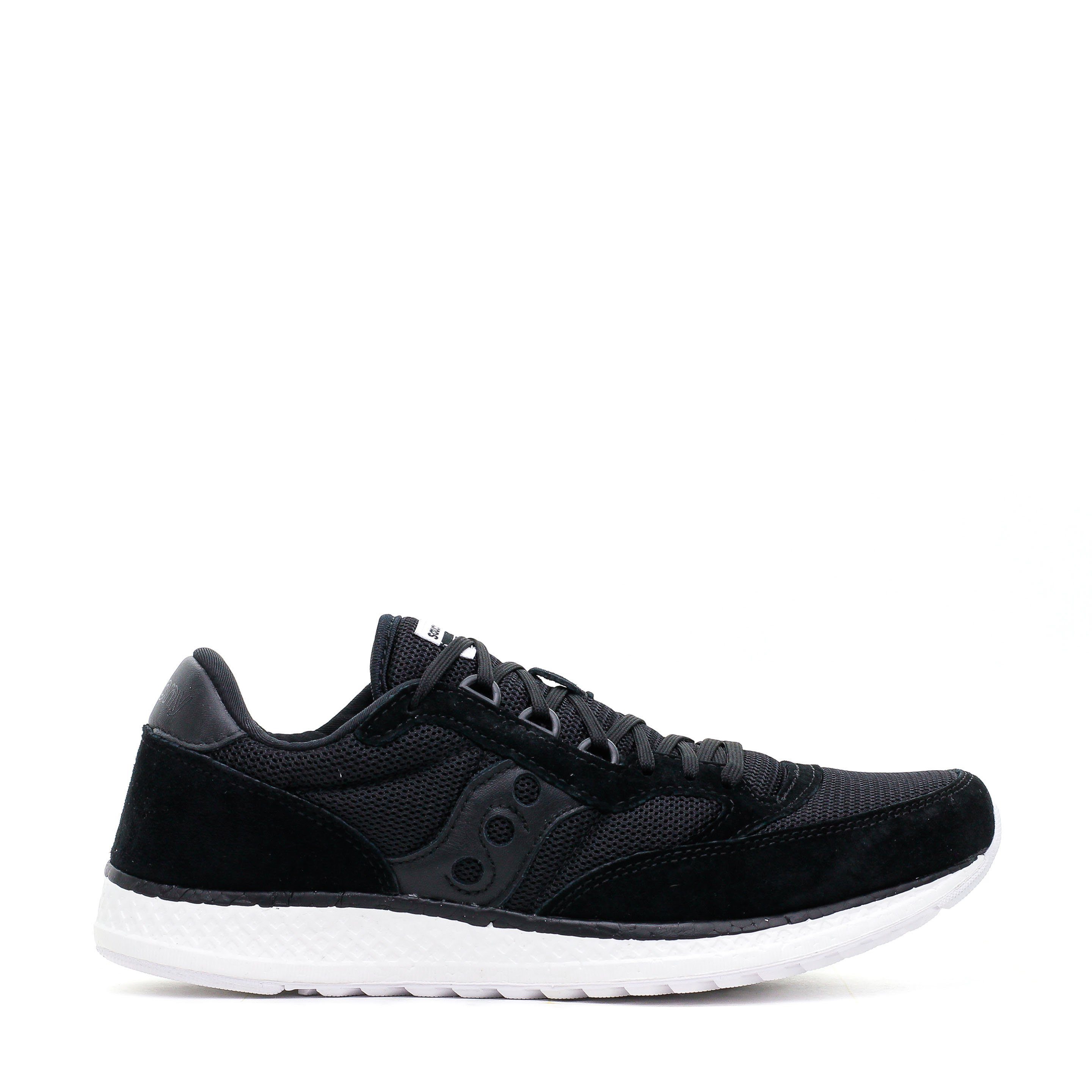 FOOTWEAR - SAUCONY ORIGINALS FREEDOM RUNNER BLACK WHITE S40013-1
