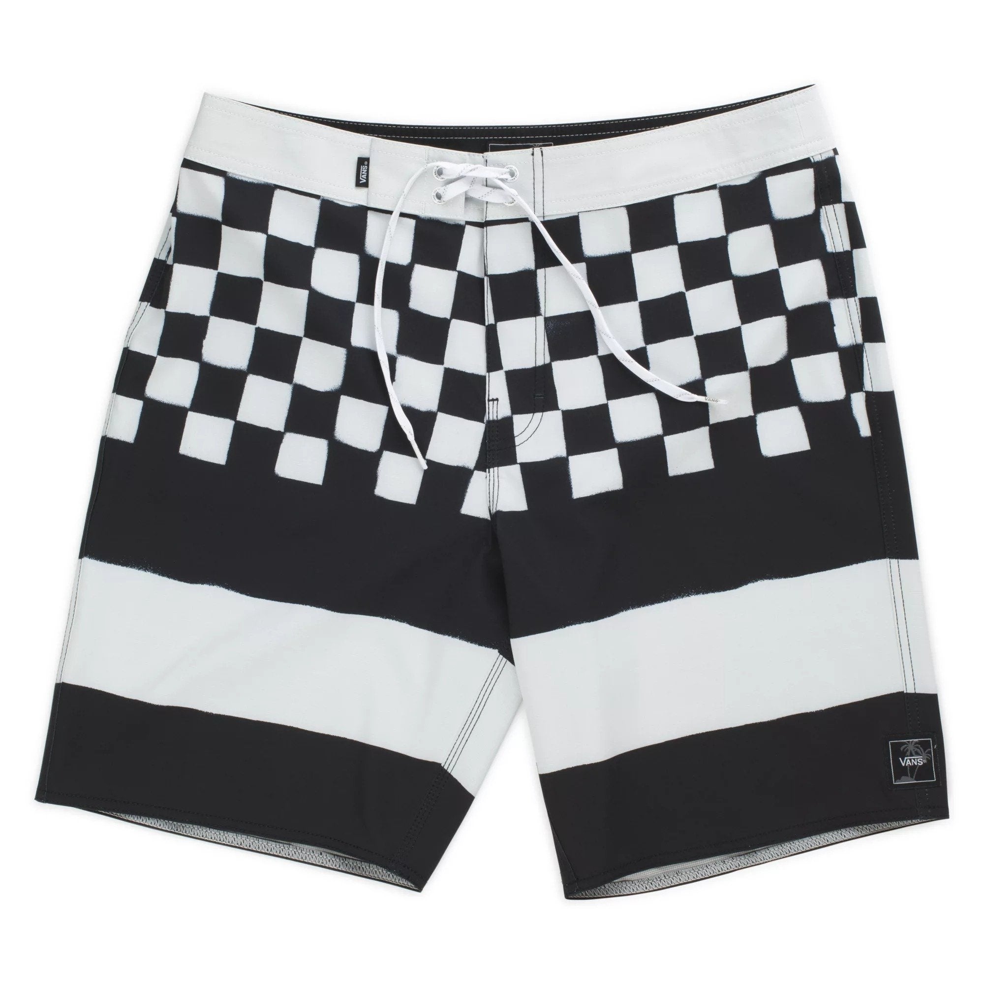 Vans Era Boardshort 19 Checkerboard Black Men Core VN0A3HBO95Y - SHORTS - Canada