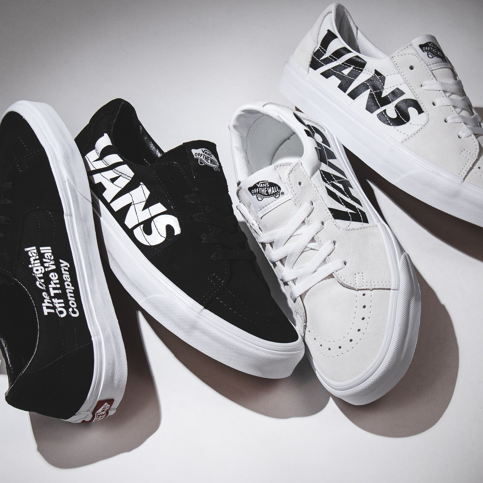 Vans Men Sk8-Low Hi-Def White Black VN0A4BVNYB2 - FOOTWEAR - Canada