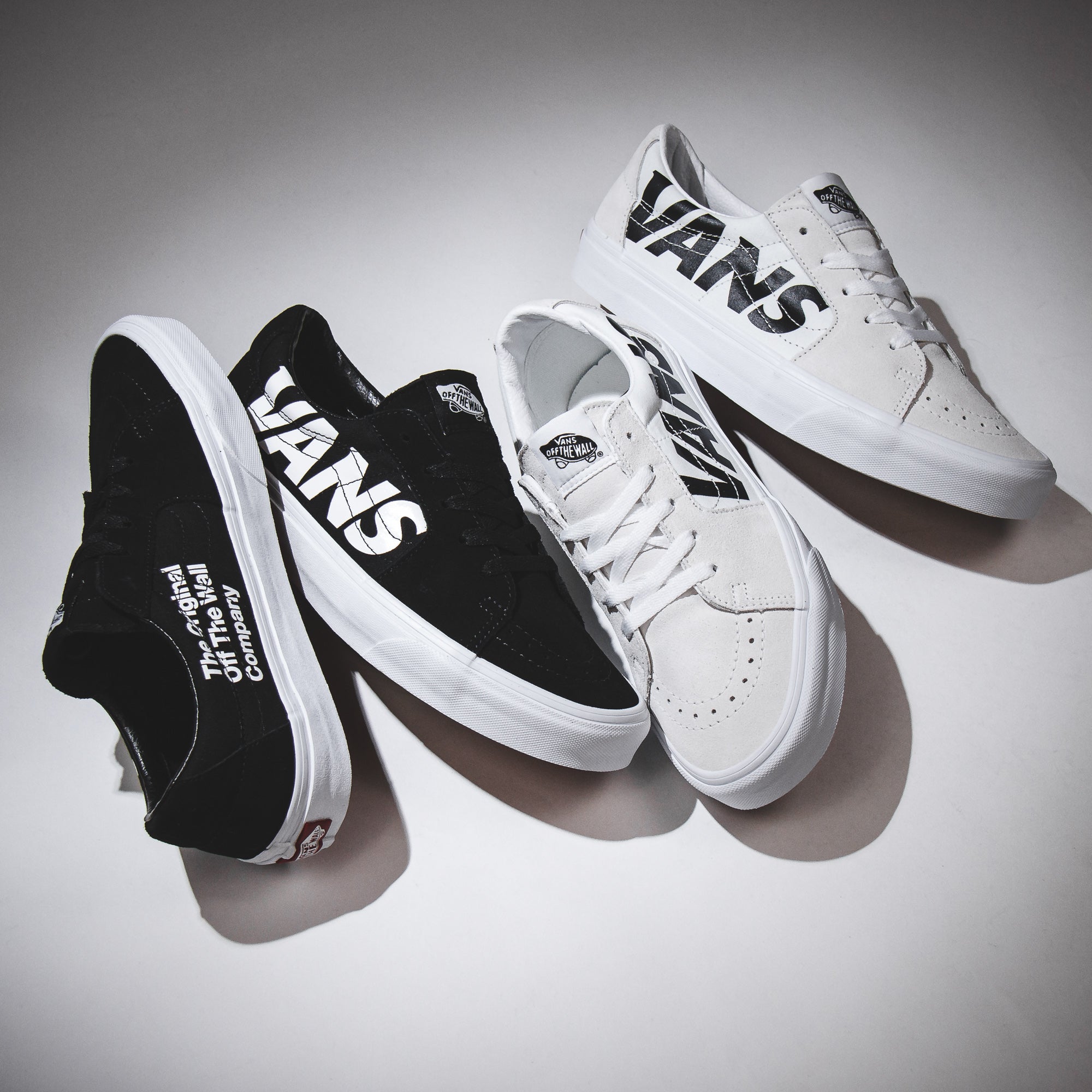 Vans Men Sk8-Low Hi-Def White Black VN0A4BVNYB2 - FOOTWEAR - Canada