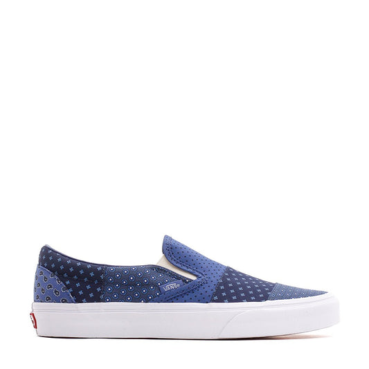 Vans Men UA Classic Slip-On Patchwork Blue VN0A33TB9HY1 - FOOTWEAR - Canada