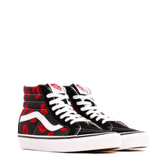 Vans Men UA Sk8-Hi 38 DX Anaheim Factory Black Red Hot Lips VN0A38GF45T - FOOTWEAR - Canada