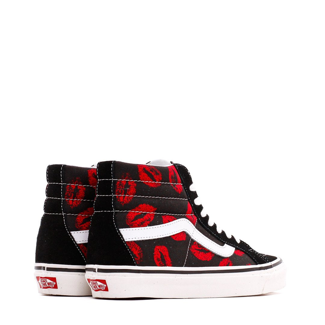 Vans Men UA Sk8-Hi 38 DX Anaheim Factory Black Red Hot Lips VN0A38GF45T - FOOTWEAR - Canada