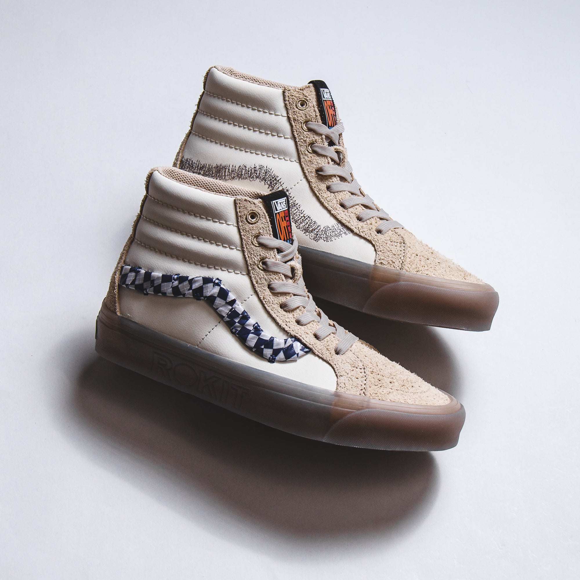 Vans Men UA Sk8-Hi 38 DX Rokit Translucent Pebble VN0000SQBKV - FOOTWEAR - Canada