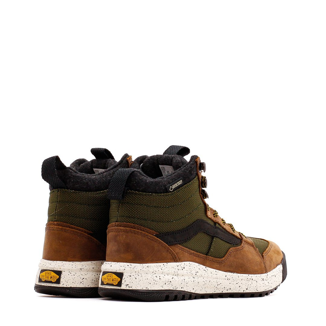 Vans Men Ultrarange MTE Hi GoreTex Green Brown VN0A4BIZ20A - FOOTWEAR - Canada