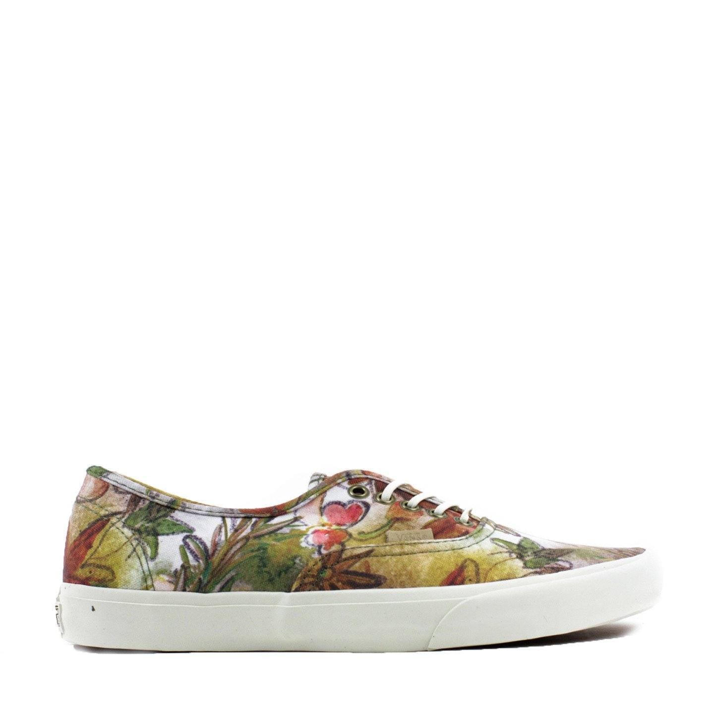 VANS U AUTHENTIC CA (CAMO FLORAL) DARK OLIVE VN-0JWIAS7 - FOOTWEAR - Solestop.com - Canada