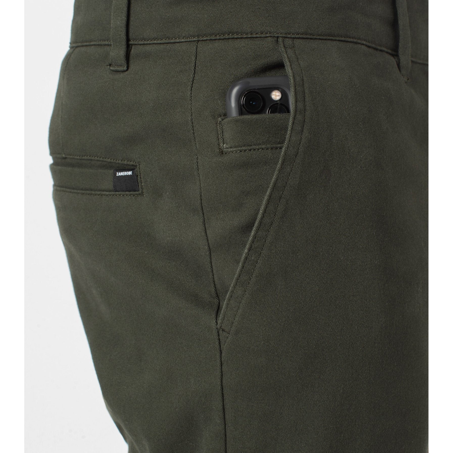 BOTTOMS - Zanerobe Men Daucus Chino Dark Army 733-STA