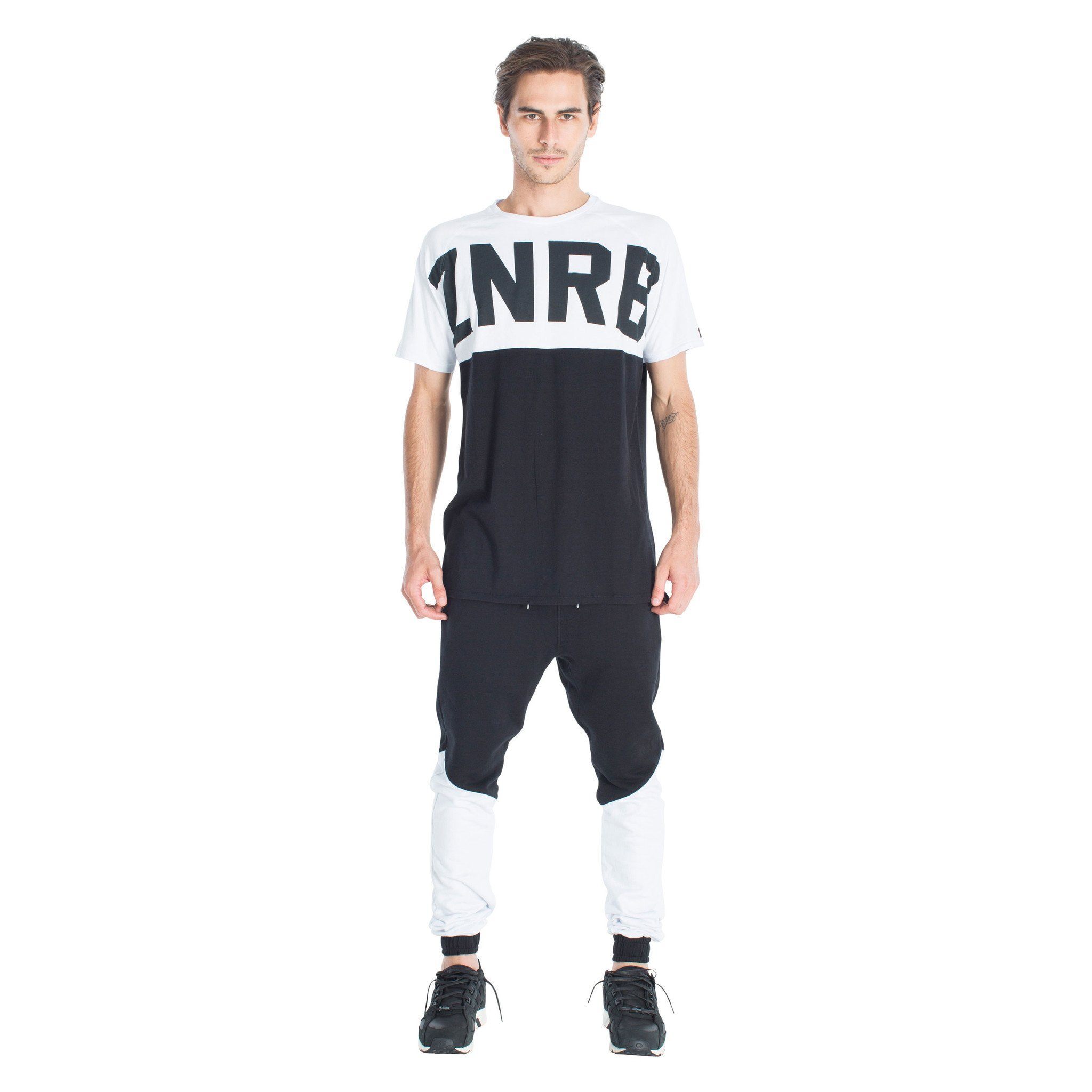 CLOTHING - Zanerobe Team Print Tee White Black 125-MOV