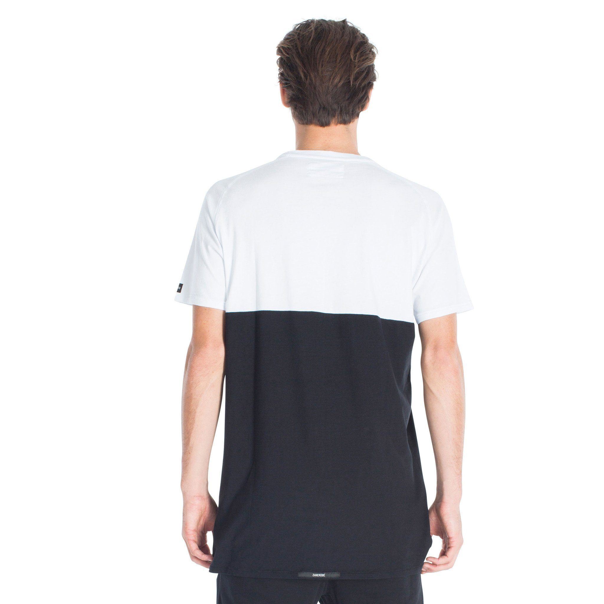 CLOTHING - Zanerobe Team Print Tee White Black 125-MOV
