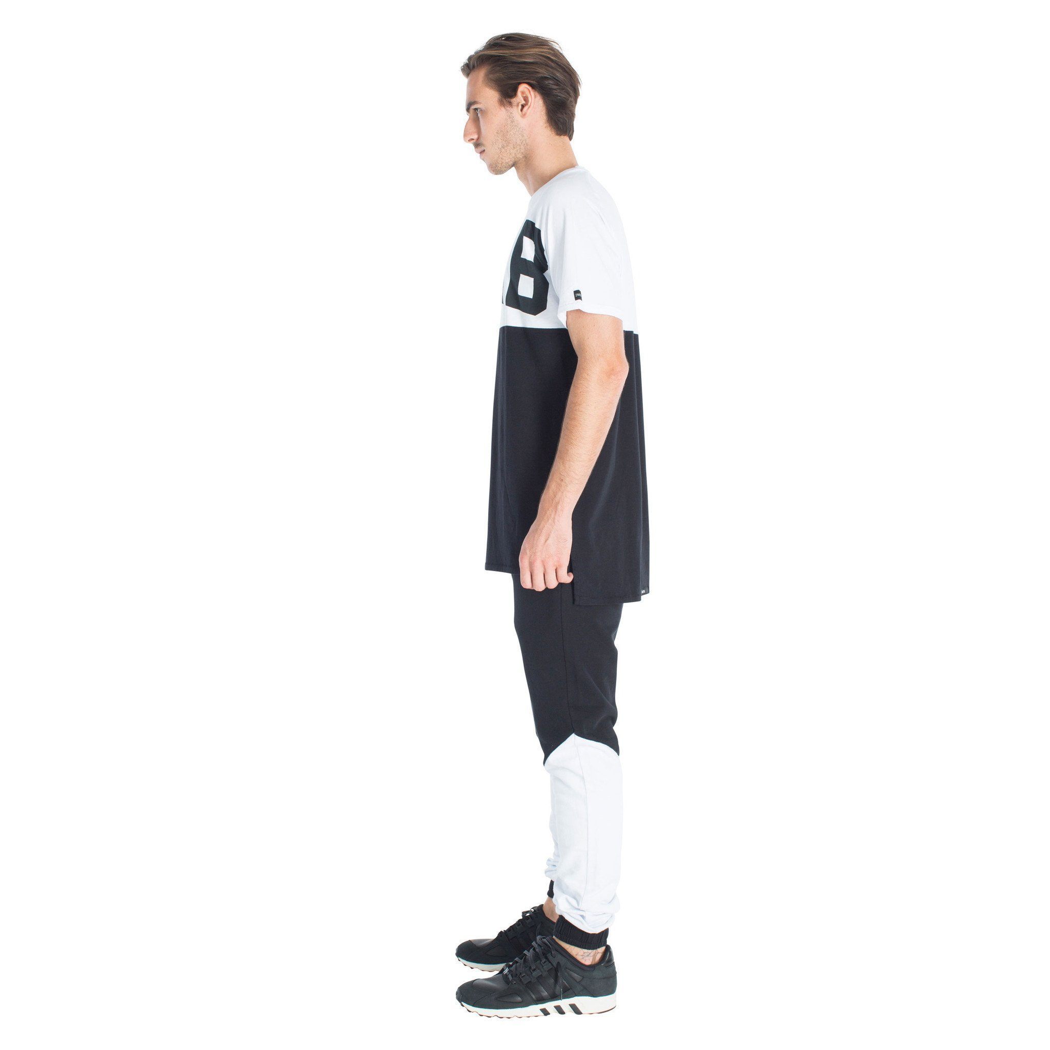 CLOTHING - Zanerobe Team Print Tee White Black 125-MOV