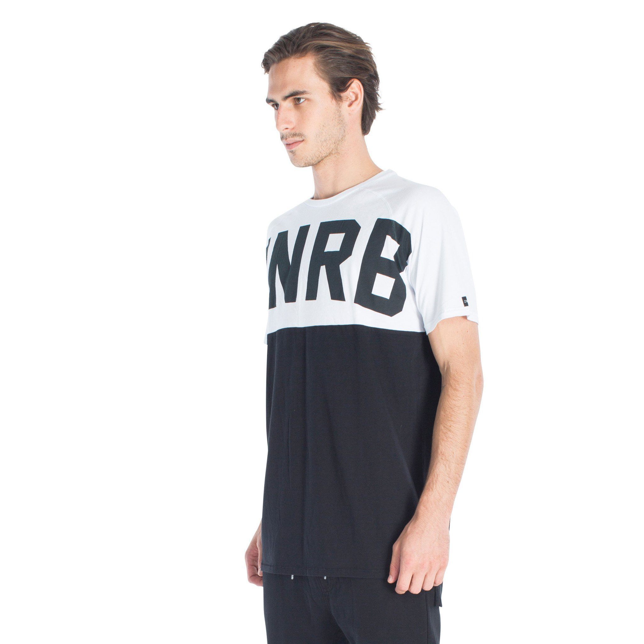 CLOTHING - Zanerobe Team Print Tee White Black 125-MOV