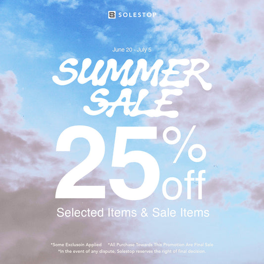 Solestop | Summer Sale 25% Off on Selected Items & Sale Items
