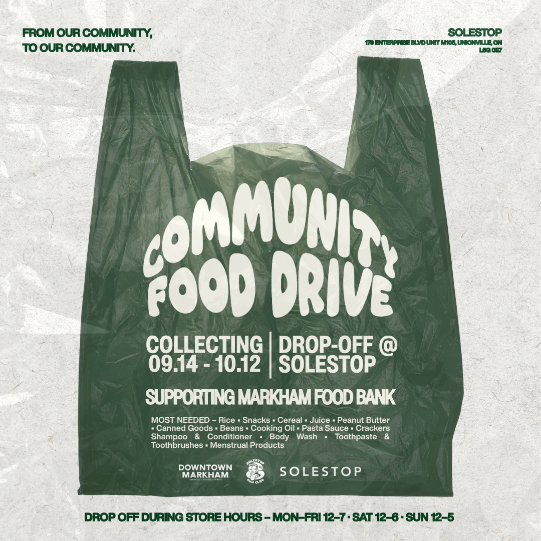 Solestop x Downtown Markham x SSRC Community Food Drive