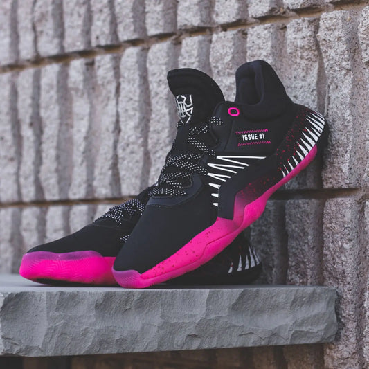 Adidas Basketball x Marvel Symbiote Spider-Man D.O.N. Donovan Mitchell Issue 1 Black Pink Men (EF2401)