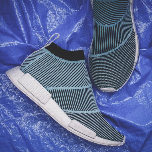 Adidas NMD CS1 Parley for the Ocean Primeknit Boost in Blue/White - (AC8597)