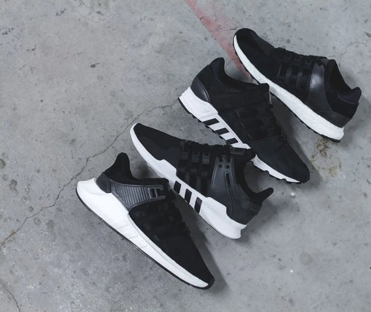 Adidas Originals EQT Support Core Black Pack - 93/17 (BB1236)/ Support Ultra (BA7475)/ ADV 91-16 (BB1295)/ RF ’93 (BB1312)