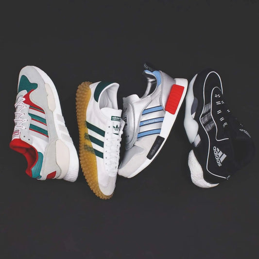 adidas Originals Never Made Pack - Micro Pacer x NMD R1 (G26778), adidas 98 x Boost-You-Wear (G26807), Country x Kamanda (G26797), ZX 930 x 