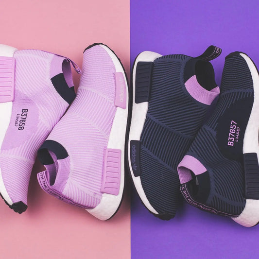 Adidas Originals NMD CS1 Primeknit Women Boost Navy & Clear Lilac
