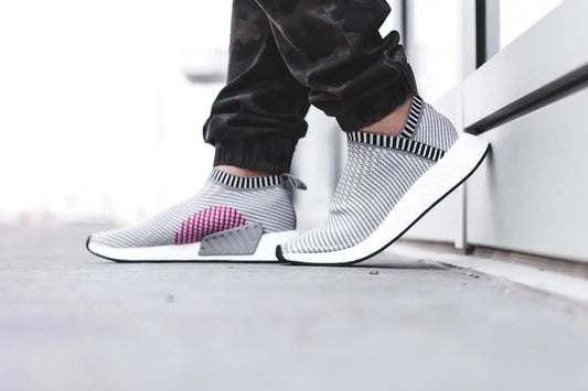 Adidas Originals NMD CS2 PK Shock Pink Pack - Black/Shock Pink (BA7188) & Grey/Shock Pink (BA7187)