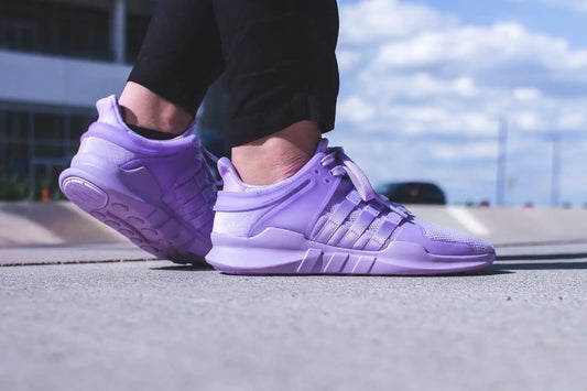 Adidas Originals Womens Equipment Support EQT ADV 91-16 - Purple Glow (BY9109) / Triple-Black (BY9110)