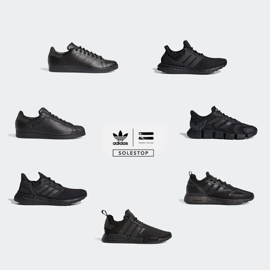 Adidas x Pharrell Williams Triple Black Pack 2020