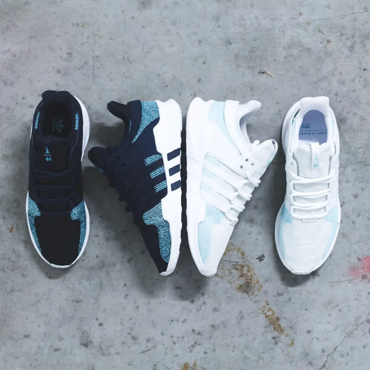 Parley For The Oceans x Adidas Originals EQT Support ADV 91/16 in White/Icey Blue (AC7804) & Navy/Icey Blue(CQ0299)