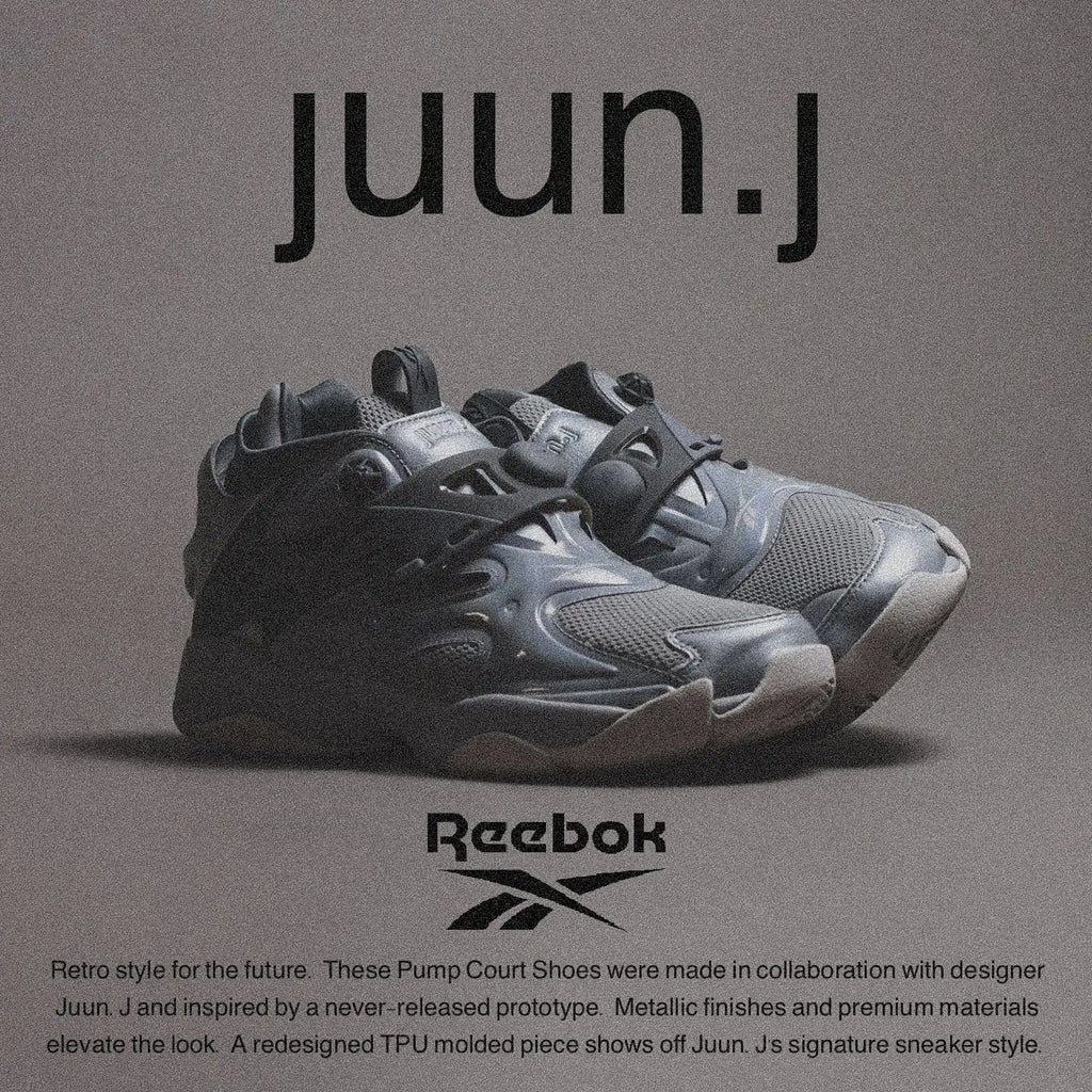 Cheap Reebok Pump Court x Juun.J - Shoes Black FZ3890 Limited