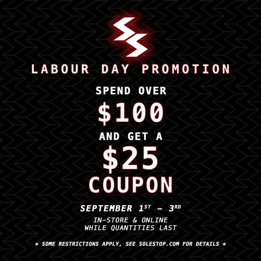 Solestop’s Labour Day Promotion!