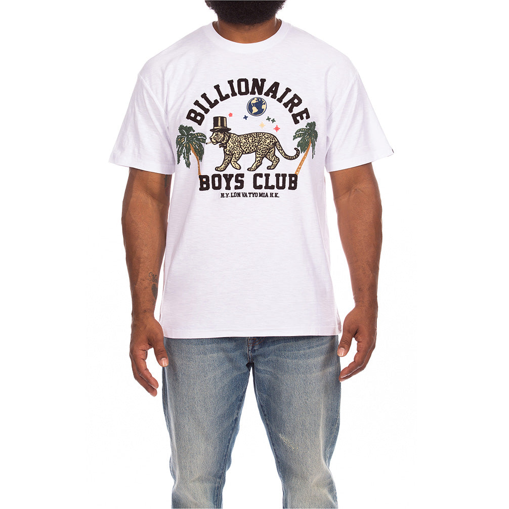Billionaire Boys Club BB Leopard SS Knit White