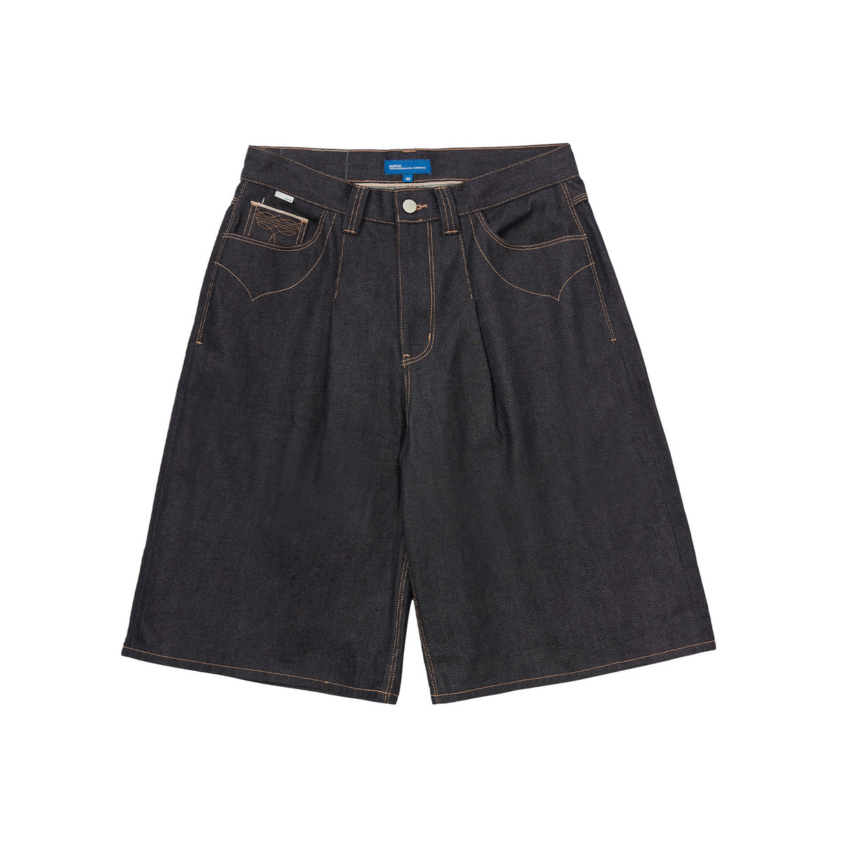 SCRT Selvedge Wide Shorts Indigo Main image