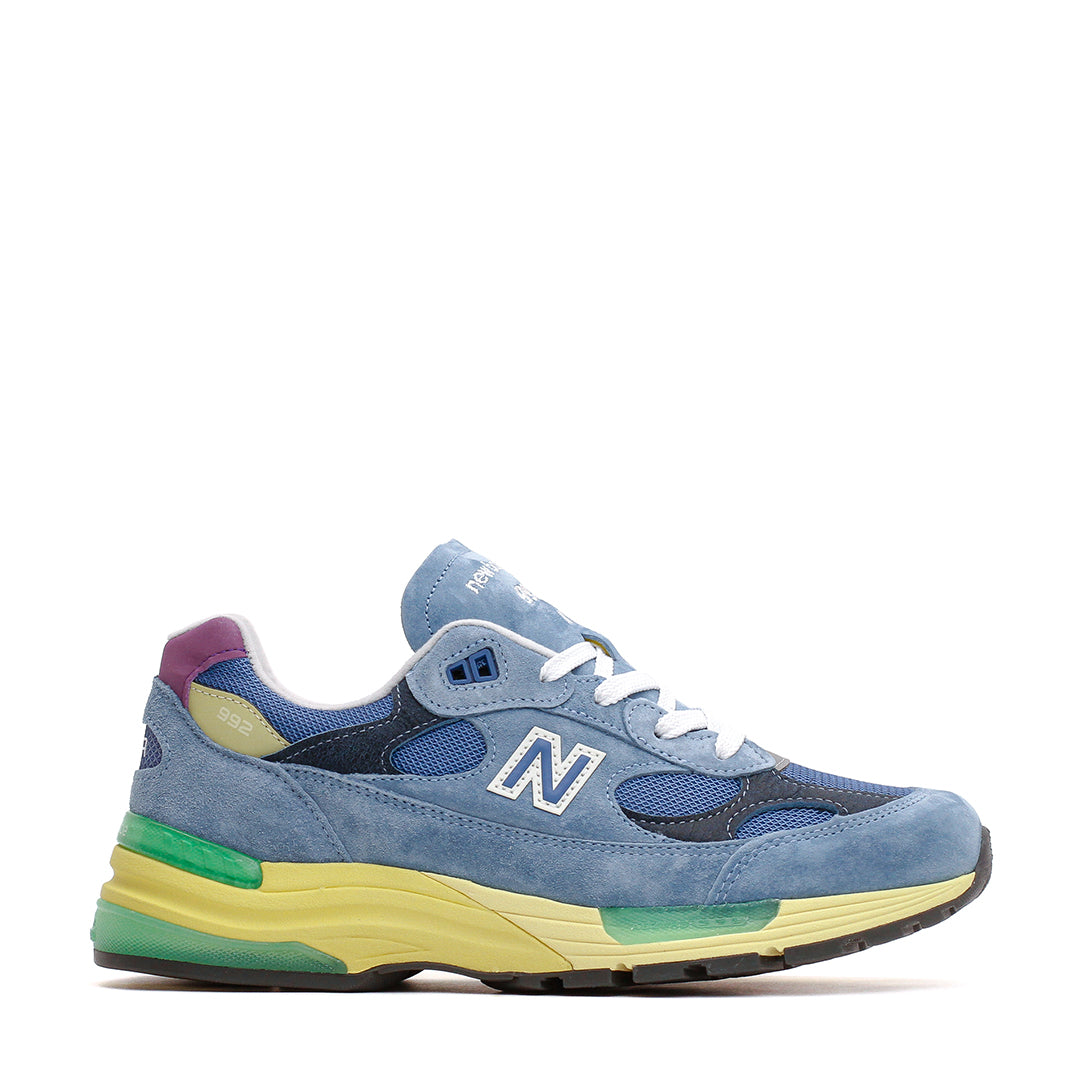 New Balance Unisex Made in USA 992 Sea Stone Green Apple U9929NF